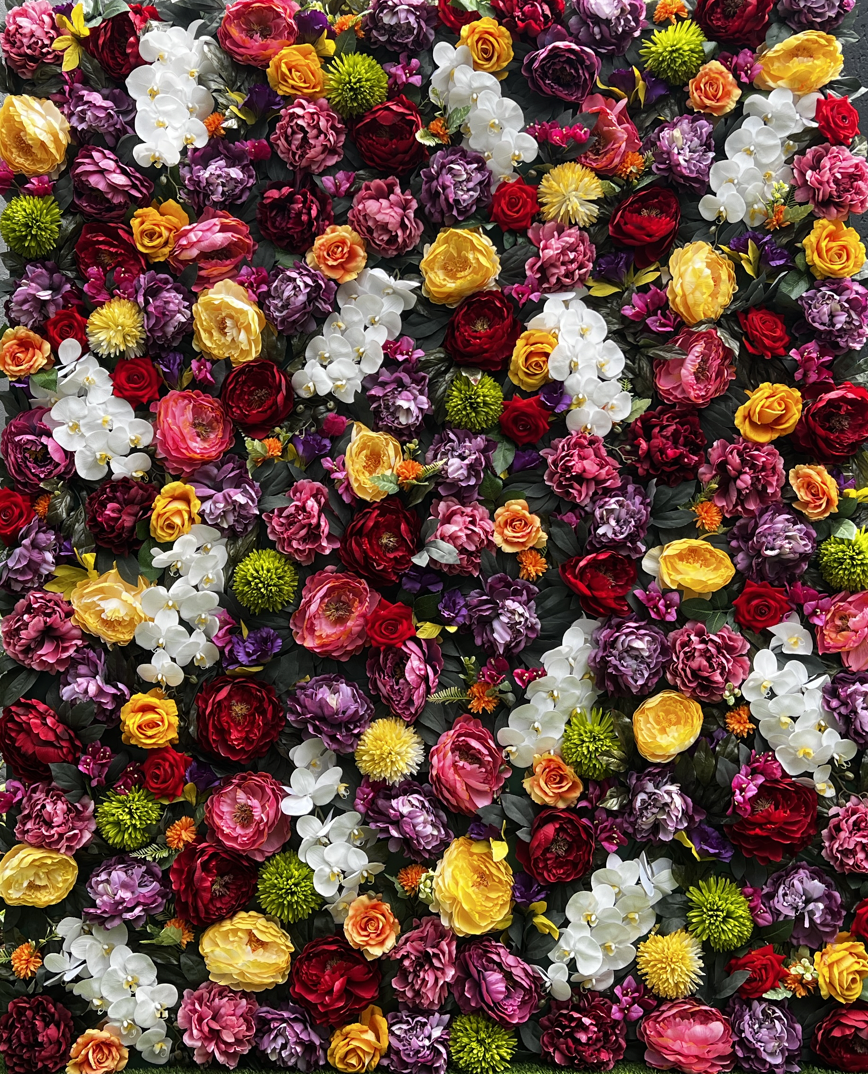 multi-colour-flower-wall-hire